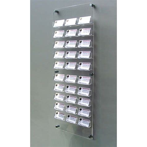 flyer and business card holder - business card holder wall mount.